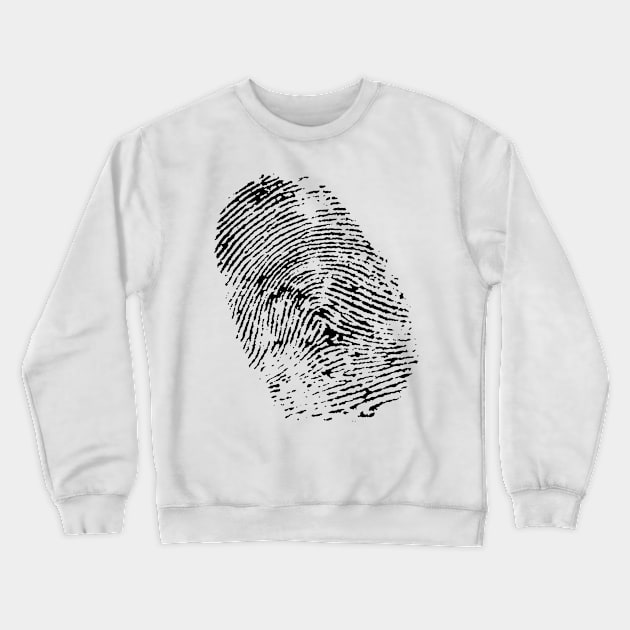 Fingerprint Crewneck Sweatshirt by DementedDesigns